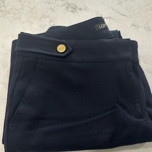 Navy blue loft dress pants size 8